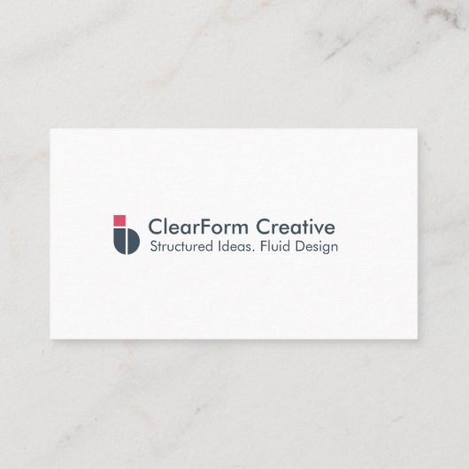 Professional First Impression Modern Corporate Visitenkarte (Rückseite)