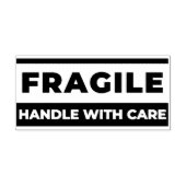 Professional Fragile Marker | Handle with care Gummistempel (Prägung)