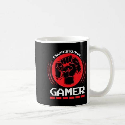 Professional Gamer Funny Gaming Quotes Gift For Pl Kaffeetasse (Rechts)