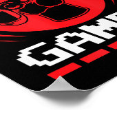 Professional Gamer Funny Gaming Quotes Gift For Pl Poster (Ecke)