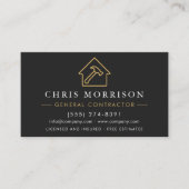 Professional General Contractor QR Code  Visitenkarte (Vorderseite)