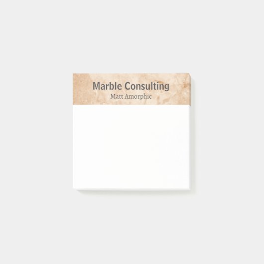 Professional Geologic Consulting Marble Post-it Klebezettel (Vorderseite)