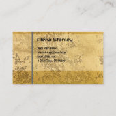 Professional Gold Classy Visitenkarte (Rückseite)