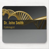 Professional Gold DNA Strand Medical Luxury Mousepad (Vorne)