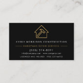 Professional Handyman & Builder Visitenkarte (Vorderseite)