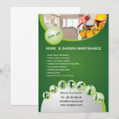 Professional handyman flyer template  einladung (Vorne/Hinten)