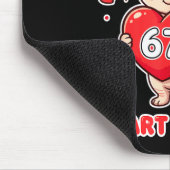 Professional Heart Stealer Valentines 67 Meme 6 7  Mousepad (Ecke)