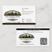 Professional Heavy Equipment Construction Company  Visitenkarte (Vorne/Hinten)