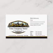 Professional Heavy Equipment Construction Company  Visitenkarte (Vorderseite)