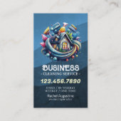 Professional House Cleaning Service Housekeeping Visitenkarte (Vorderseite)