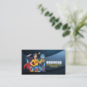 Professional House Cleaning Service Housekeeping Visitenkarte (Stehend Vorderseite)