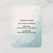 Professional House Cleaning Service Housekeeping Visitenkarte (Rückseite)