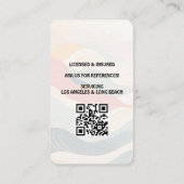 Professional House Cleaning Service Housekeeping Visitenkarte (Rückseite)