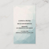 Professional House Cleaning Service Housekeeping Visitenkarte (Rückseite)