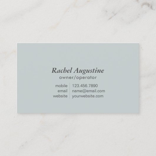 Professional House Cleaning Service Housekeeping Visitenkarte (Rückseite)