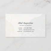 Professional House Cleaning Service Housekeeping Visitenkarte (Rückseite)