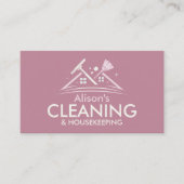 Professional House Cleaning Services Business Card Visitenkarte (Vorderseite)
