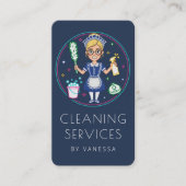 Professional House Cleaning Services Housekeeping Visitenkarte (Vorderseite)