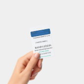 Professional Identification Workplace Badge | Corp Ausweis (Handheld)