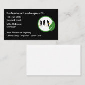 Professional Landscaper Business Cards Visitenkarte (Vorne/Hinten)
