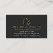 Professional Landscaping Company Lawn Service Visitenkarte (Vorderseite)