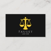 Professional Law & Justice Business Card Visitenkarte (Vorderseite)