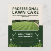 Professional Lawn Care Flyer (Vorne)