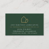 Professional Lawn Care Service Landscaping Visitenkarte (Vorderseite)