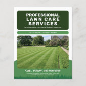 Professional Lawn Care Services Flyer (Vorne)