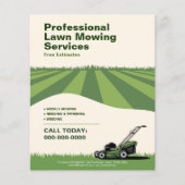 Professional Lawn Mowing Services Flyer (Vorne)