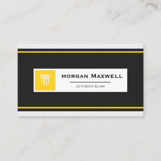 Professional Lawyer Business Card | Attorney Visitenkarte