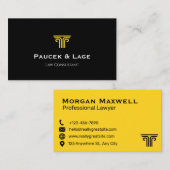 Professional Lawyer Business Card | Attorney Visitenkarte (Vorne/Hinten)