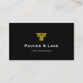 Professional Lawyer Business Card | Attorney  Visitenkarte (Vorderseite)