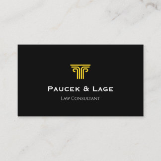 Professional Lawyer Business Card | Attorney Visitenkarte