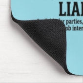 Professional Liar For Parties, Relationships & Job Mousepad (Ecke)