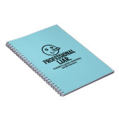 Professional Liar For Parties, Relationships & Job Notizblock (Rechte Seite)