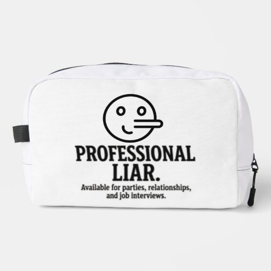 Professional Liar For Parties, Relationships & Job Waschbeutel (Vorderseite)