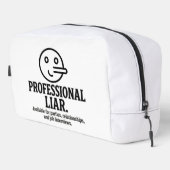Professional Liar For Parties, Relationships & Job Waschbeutel (Rechte Ecke)