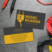Professional Licensed Electrician Electrical Work Visitenkarte