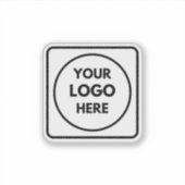 Professional Logo Business Promo QR label (Vorderseite)