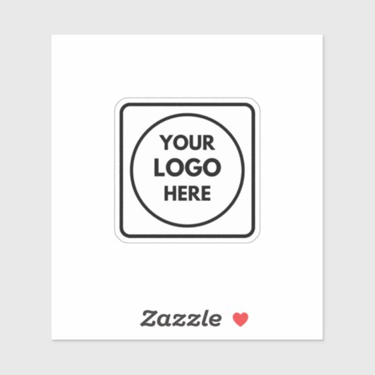 Professional Logo Business Promo QR label (Blatt)