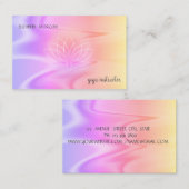 Professional Lotus Schatten Holographic Visitenkarte (Vorne/Hinten)