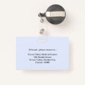 Professional LPN Ausweis (Rückseite mit Rechteck)