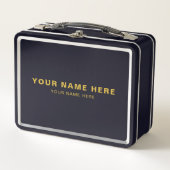 Professional Lunchbox Featuring Your Name and Role (Vorderseite)
