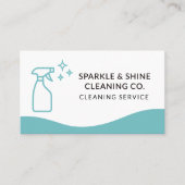 Professional Maid & House Cleaning Service Visitenkarte (Vorderseite)