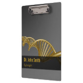 Professional Medical Luxury DNA Strand Gold Klemmbrett (Links)