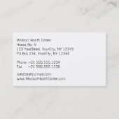 Professional Medical Luxury Gold DNA Strand Visitenkarte (Rückseite)