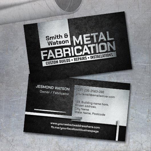 Professional Metal Works  - Metal Fabrication Visitenkarte