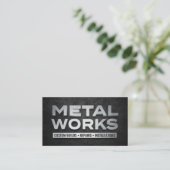 Professional Metal Works - Metal Fabrication Visitenkarte (Stehend Vorderseite)