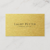 Professional metallic look visitenkarte (Vorderseite)